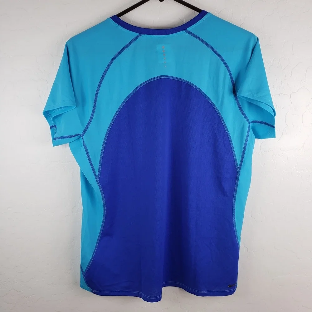 The North Face T-Shirt Women's XL Turquoise Blue‎ Short Sleeve Breathable Top - Picture 5 of 12